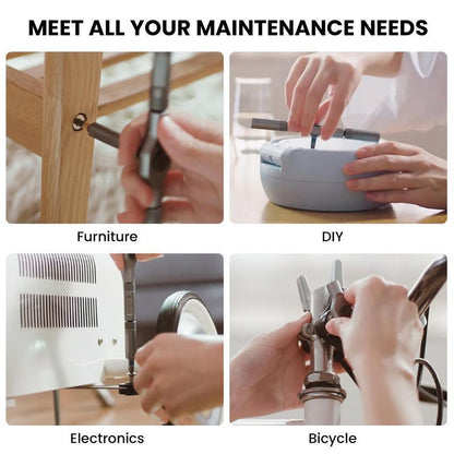 【SummerVibes】24-in-1 Multi-Purpose Magnetic Ratchet Screwdriver & Wrench Set